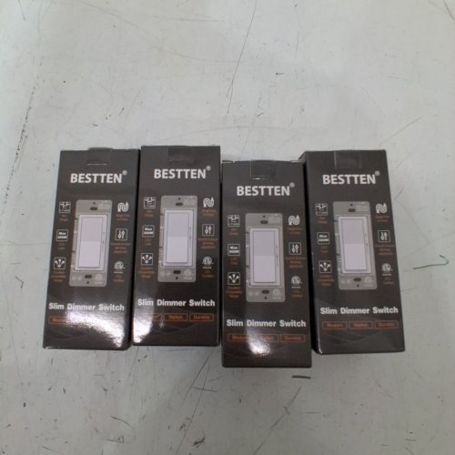 4PK BESTTEN SLIM DIMMER SWITCH - 120 V, 60HZ - WHITE image 2