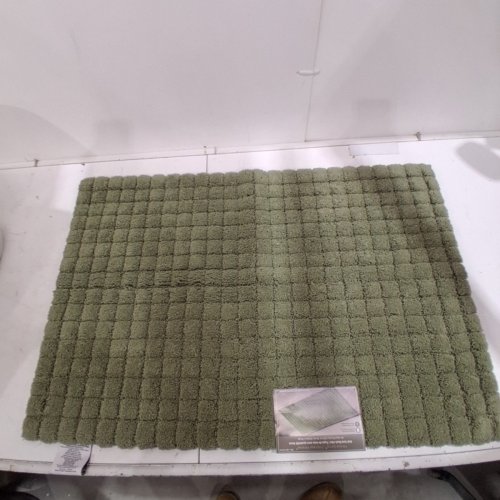 MINERAL SPRING PLUSH GRID BATH MAT - 2FT X 3FT - GREEN (MODEL: 1796299) image 2