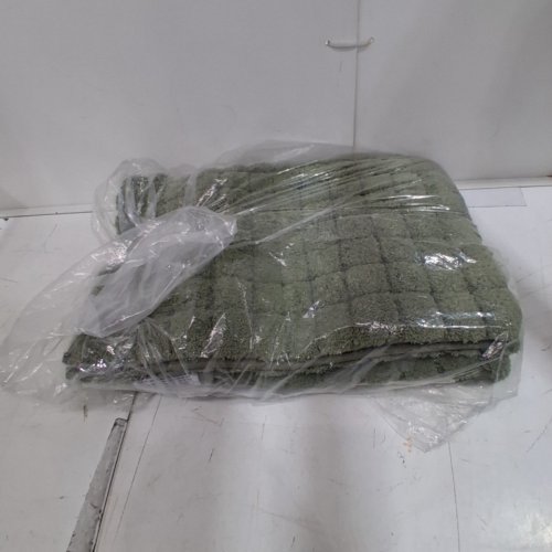 MINERAL SPRING PLUSH GRID BATH MAT - 2FT X 3FT - GREEN (MODEL: 1796299) image 4