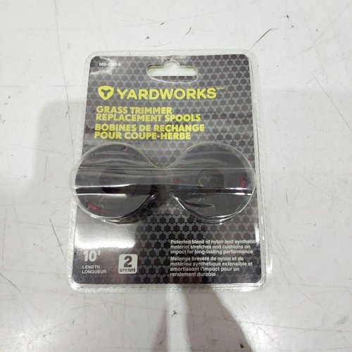 2PK YARDWORKS GRASS TRIMMER REPLACEMENT SPOOLS - 10FT (MODEL: 060-2348-8) image 2