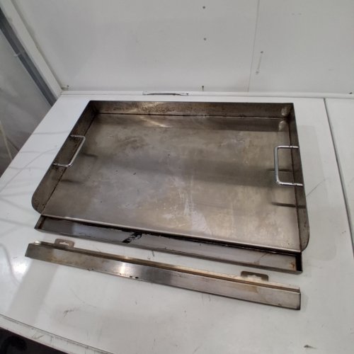 SKYFLAME UNIVERSAL STAINLESS STEEL GRIDDLE PLATE - 23" X 16" - GREY image 2