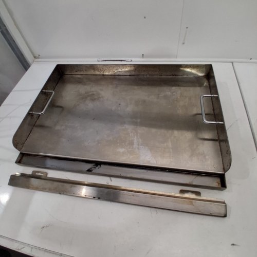 SKYFLAME UNIVERSAL STAINLESS STEEL GRIDDLE PLATE - 23" X 16" - GREY image 3