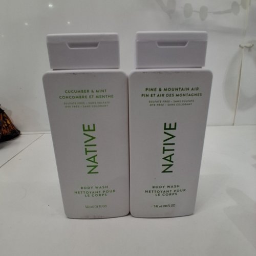 2PC NATIVE CUCUMBER & MINT / PINE & MOUNTAIN AIR BODY WASH - 532 ML EACH image 4