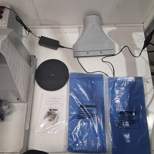 OPHIR DOUBLE FAN PORTABLE AIRBRUSH SPRAY BOOTH KIT - HS-E550 image 3