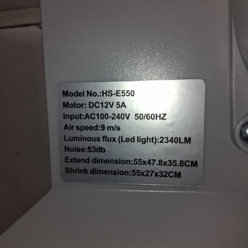 OPHIR DOUBLE FAN PORTABLE AIRBRUSH SPRAY BOOTH KIT - HS-E550 image 4