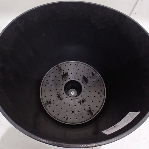 TIERRA VERDE FLORENCIA LARGE ROUND PLANTER - 79L - 21" X 20" - BLACK (MODEL: MT5100591CM) image 3