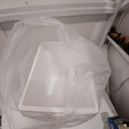 3PK VEVOR FOOD STORAGE CONTAINERS WITH WHEELS - 19L - WHITE image 5