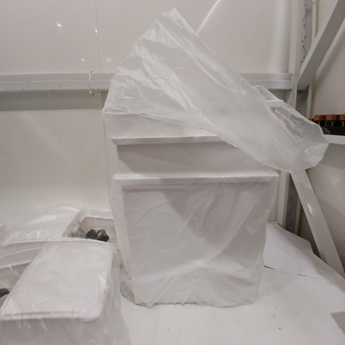3PK VEVOR FOOD STORAGE CONTAINERS WITH WHEELS - 19L - WHITE image 6