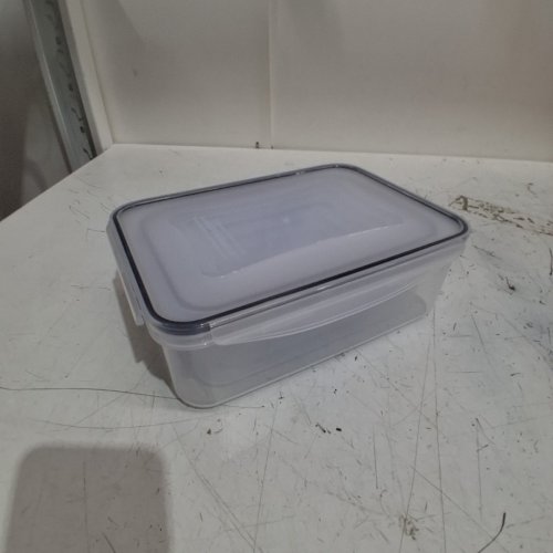 12PC RECTANGULAR FOOD STORAGE CONTAINERS - PLASTIC/GREY/CLEAR image 5