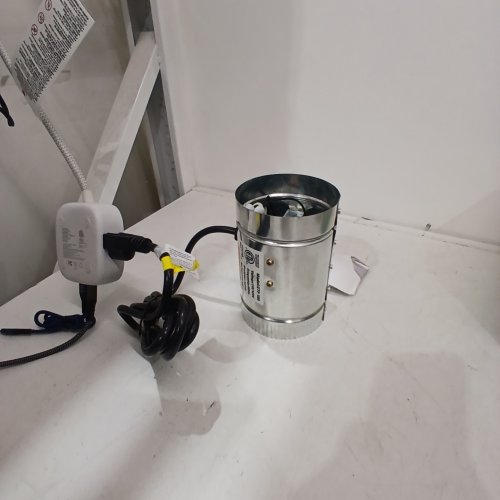 IPOWER BOOSTER INLINE DUCT VENT BLOWER EXHAUST AND INTAKE HVAC FAN, CORDED - 4", 100CFM, 2930RPM, 110/120V, 12W - SILVER (MODEL: ZTF-100) image 2