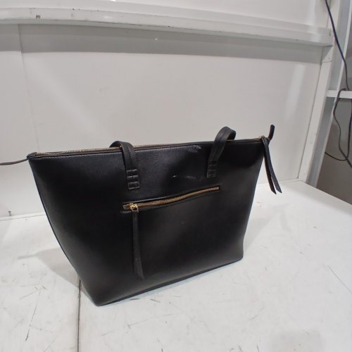 BUFFALO DAVID BITTON LEATHER TOTE SHOULDER BAG - BLACK (MODEL: 2012486) image 2