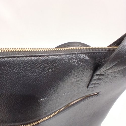 BUFFALO DAVID BITTON LEATHER TOTE SHOULDER BAG - BLACK (MODEL: 2012486) image 3