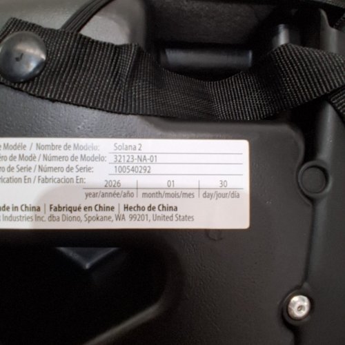 DIONO SOLANA BACKLESS BOOSTER CAR SEATS - BLACK image 3