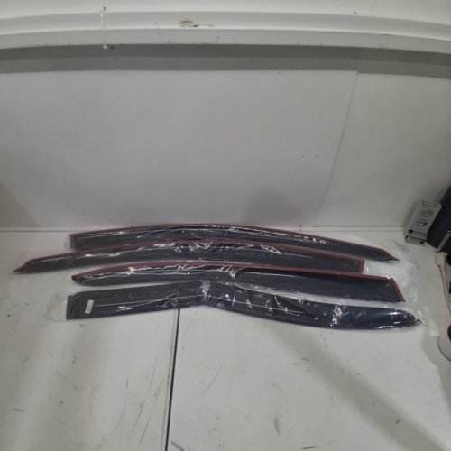 4PC WINDOW VISORS FOR 2014-2018 MAZDA 3 - BLACK image 3
