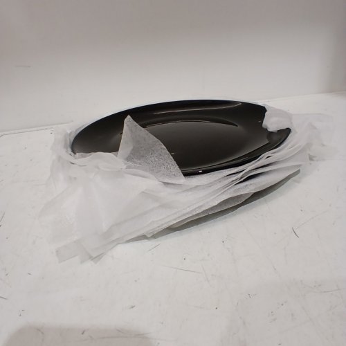 6PK LOGLINT OPAL GLASS DINNER PLATES - 10.5" - BLACK image 2