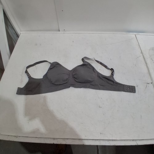 WOMENS MATERNITY NURSING BRA - LARGE - GREY image 2