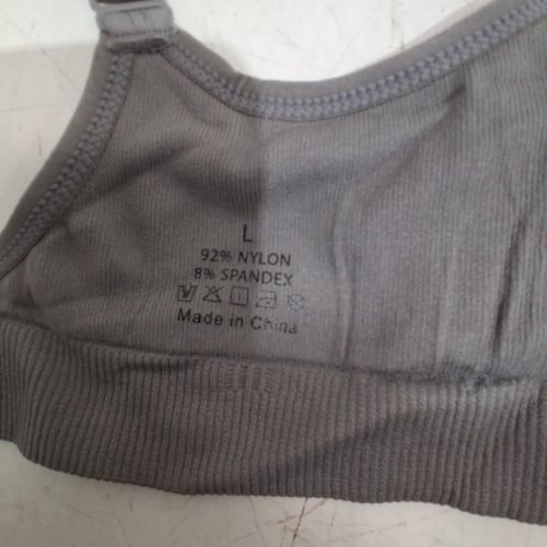 WOMENS MATERNITY NURSING BRA - LARGE - GREY image 3