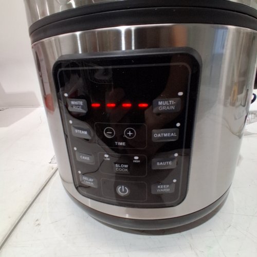 GOURMIA RICE COOKER AND STEAMER - 3QT - STAINLESS STEEL (MODEL: GRC312) image 2