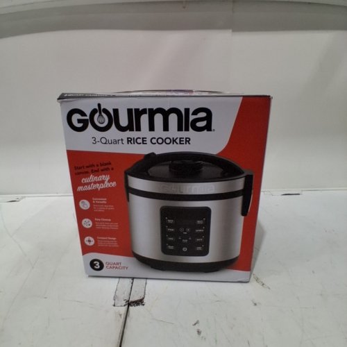 GOURMIA RICE COOKER AND STEAMER - 3QT - STAINLESS STEEL (MODEL: GRC312) image 7