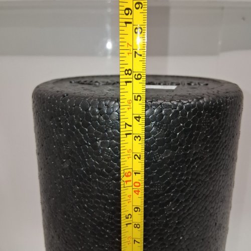 AMAZONBASICS HIGH-DENSITY ROUND FOAM ROLLER - 17.5" - BLACK image 3