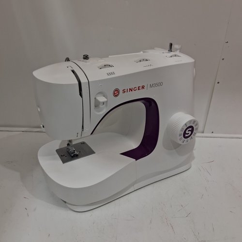 SINGER M3500 32 STITCH SEWING MACHINE - WHITE/PURPLE (MODEL: M3500) image 4