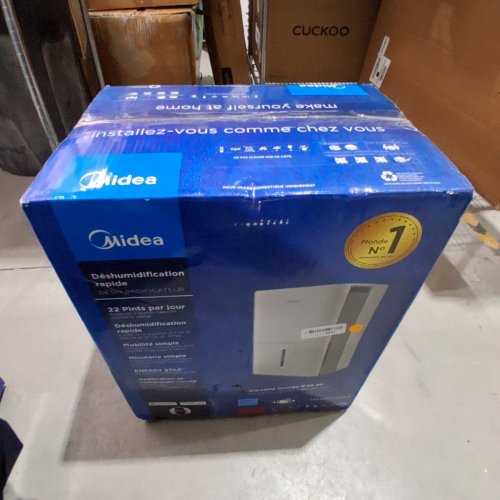 MIDEA EASYDRY DEHUMIDIFIER WITH DIGITAL DISPLAY - 1500SQ.FT. COVERAGE - WHITE (MODEL: MAD22C1AWS) image 5