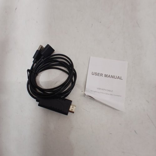 PHONE TO HDTV ADAPTER - 1920 X 1080P - BLACK (MODEL: 7562S) image 3