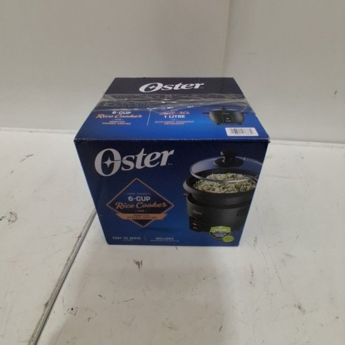 OSTER LARGE CAPACITY RICE COOKER WITH NONSTICK CERAMIC COATING - 6 CUP - BLACK (MODEL: ORIC-00BK6C-GB24) image 4