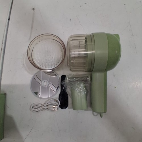 LEATIKALL 4-IN-1 RECHARGEABLE HANDHELD FOOD CHOPPER - GREEN image 4