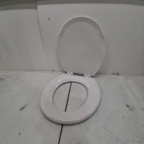 CENTOCO ROUND CENTOCORE MOLDED HEAVY DUTY TOILET SEAT - 17" - WHITE (MODEL: DS700-001) image 2