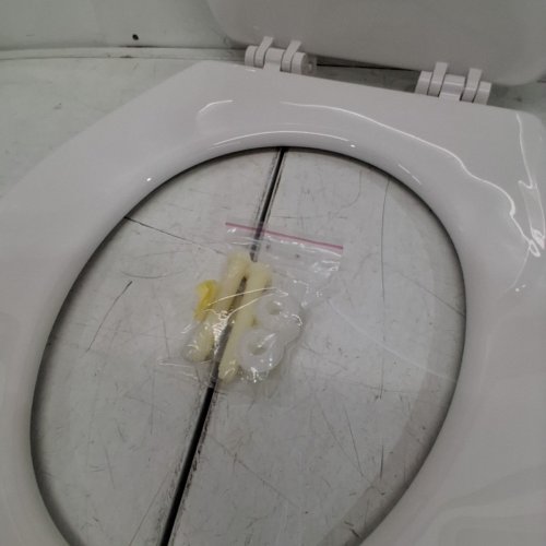 CENTOCO ROUND CENTOCORE MOLDED HEAVY DUTY TOILET SEAT - 17" - WHITE (MODEL: DS700-001) image 3