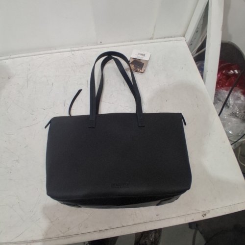 BUFFALO DAVID BITTON LEATHER TOTE SHOULDER BAG - BLACK (MODEL: 2012486) image 4