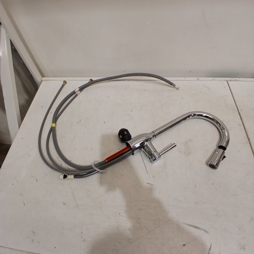 MOEN 87233 ADLER ONE-HANDLE HIGH ARC PULLDOWN KITCHEN FAUCET WITH POWER CLEAN, CHROME image 2