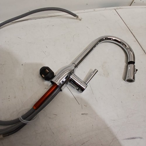 MOEN 87233 ADLER ONE-HANDLE HIGH ARC PULLDOWN KITCHEN FAUCET WITH POWER CLEAN, CHROME image 4