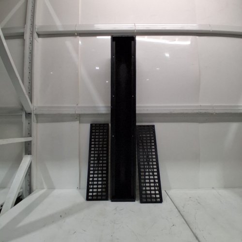 NATOTELA DEEP PROFILE CHANNEL DRAIN WITH PLASTIC GRATES - 39.4" X 6.1" X 5.5"- BLACK (MODEL: CA-PSG100-100-HDPE-01) image 2