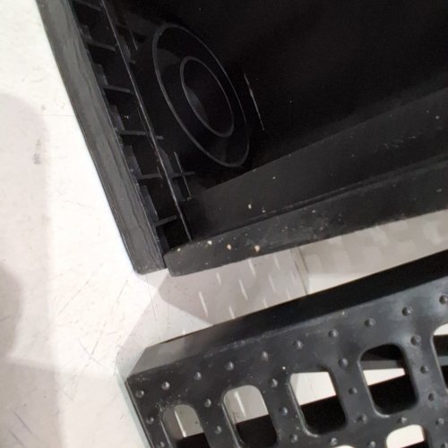 NATOTELA DEEP PROFILE CHANNEL DRAIN WITH PLASTIC GRATES - 39.4" X 6.1" X 5.5"- BLACK (MODEL: CA-PSG100-100-HDPE-01) image 3