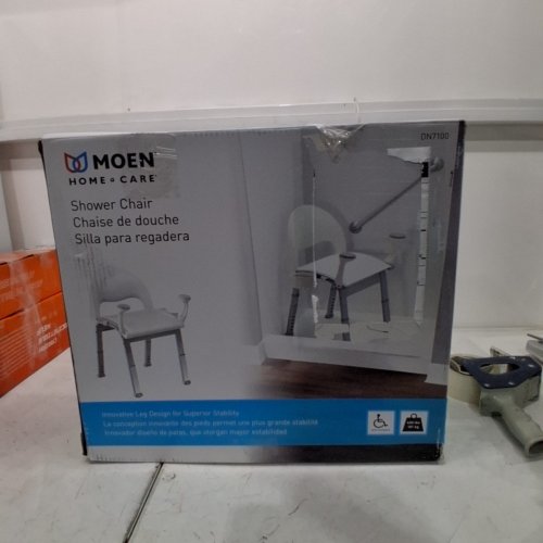 MOEN HOME CARE SHOWER CHAIR - GLACIER (MODEL: DNT7100) image 5