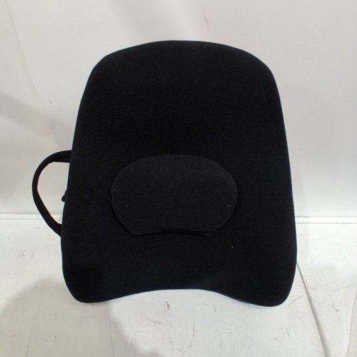 OBUS FORME LOW-BACK BACKREST SUPPORT CUSHION W/ REMOVABLE & ADJUSTABLE LUMBAR SUPPORT - (MODEL: LB-BLK-CB) image 2