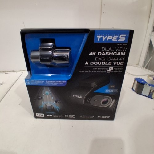TYPE S DASHCAM WITH AI-POWERED DRIVER ASSISTANCE - 4K - BLACK (MODEL: 1829139) image 2
