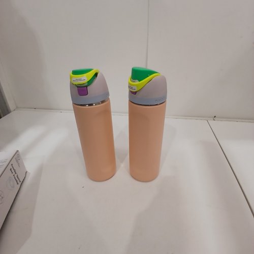 2PK OWALA STAINLESS STEEL WATER BOTTLES - 24OZ - PEACH (MODEL: 1965314) image 2