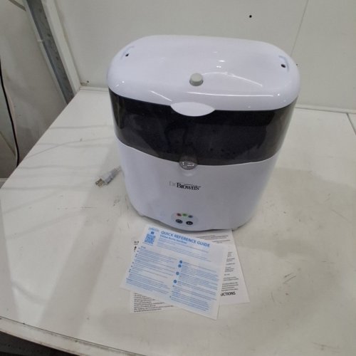 DR. BROWN'S DELUXE BOTTLE STERILIZER - HOLDS 6 BOTTLES - WHITE/GREY (MODEL: AC045) image 3