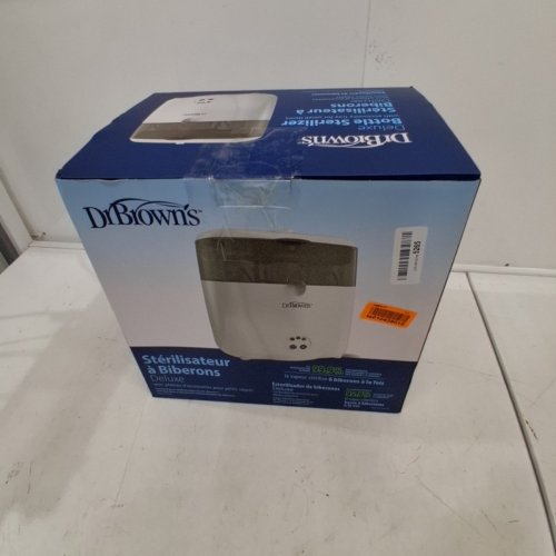DR. BROWN'S DELUXE BOTTLE STERILIZER - HOLDS 6 BOTTLES - WHITE/GREY (MODEL: AC045) image 5
