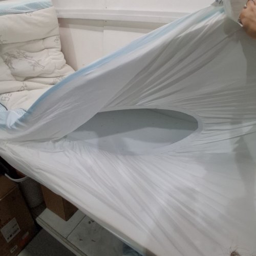 BEDLORE MEMORY FLUFFY MATTRESS TOPPER - QUEEN - WHITE image 5