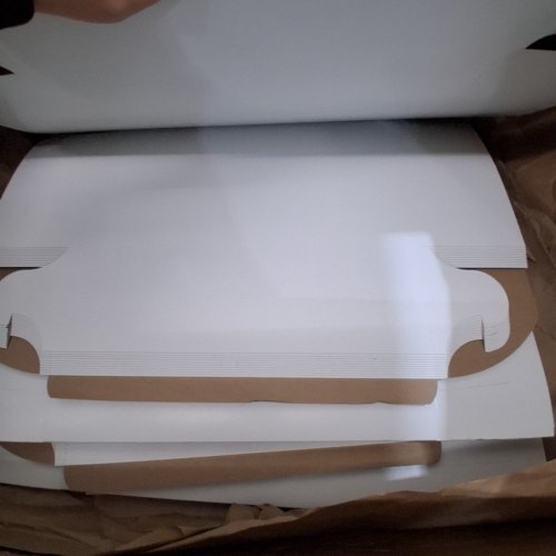 APPROX. 80 FOLDABLE BAKERY BOXES - STANDARD 1/4 SHEET - WHITE image 6