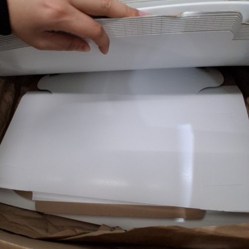 APPROX. 80 FOLDABLE BAKERY BOXES - STANDARD 1/4 SHEET - WHITE image 7