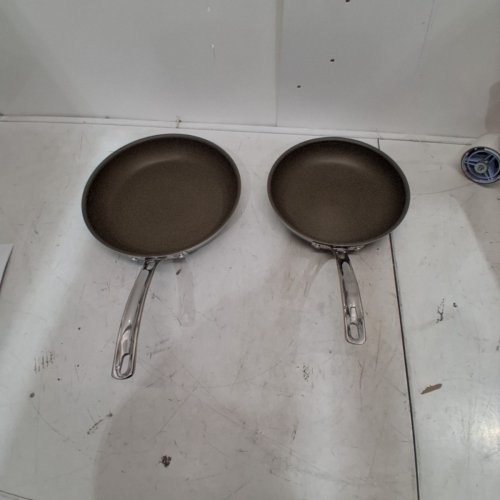 2PC VIKING PUREGLIDE PRO 3-PLY FRYING PAN SET - 9.5" & 11" - STAINLESS STEEL image 2