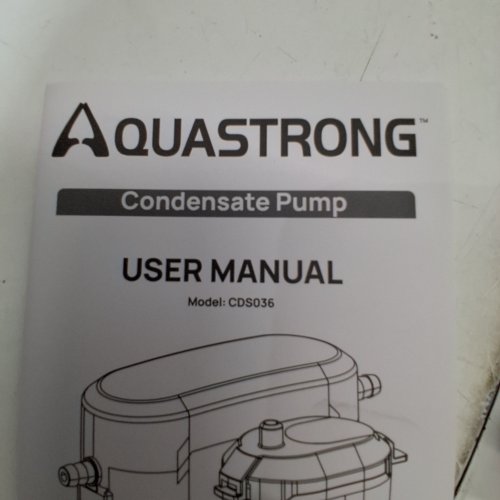 AQUASTRONG HVAC CONDENSATE PUMP - -9.6 GPH - 115 V/230 V -33FT MAX HEAD (MODEL: CDS036) image 2