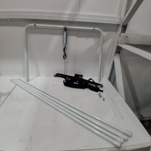 JOLLY JUMPER CLASSIC THE ORIGINAL JOLLY JUMPER WITH STAND - 28LB MAX LOAD - WHITE/BLACK image 2