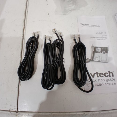 VTECH MAIN CONSOLE - DECT 6.0 4-LINE EXPANDABLE SMALL BUSINESS OFFICE PHONE WITH ANSWERING SYSTEM (MODEL: CM18445) image 3
