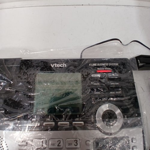 VTECH MAIN CONSOLE - DECT 6.0 4-LINE EXPANDABLE SMALL BUSINESS OFFICE PHONE WITH ANSWERING SYSTEM (MODEL: CM18445) image 5